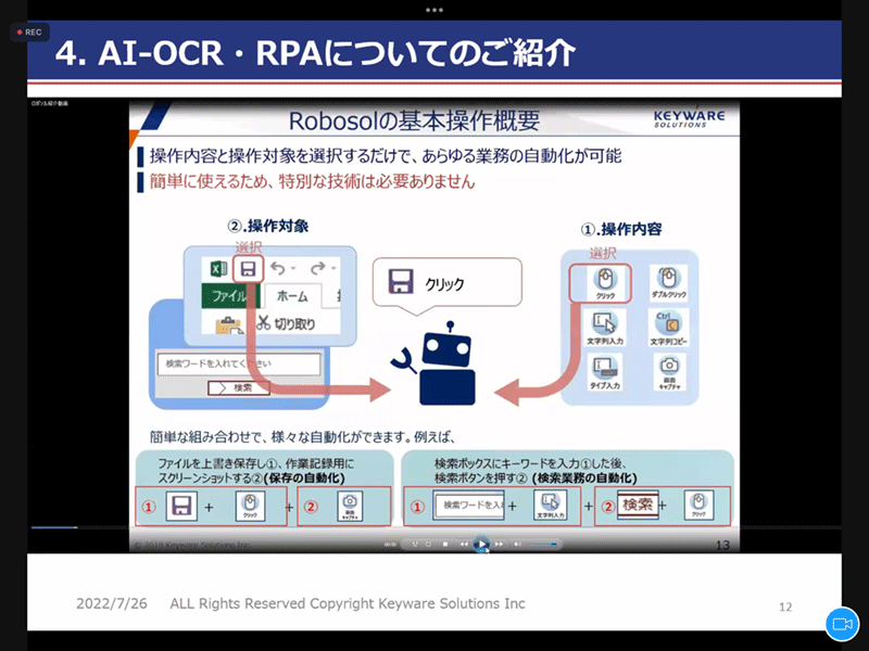 Robosolの基本操作