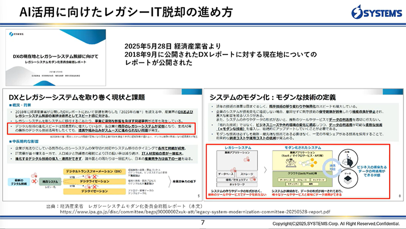 AI活用に向けたレガシーIT脱却の進め方