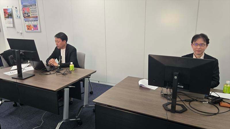 セミナー配信の様子