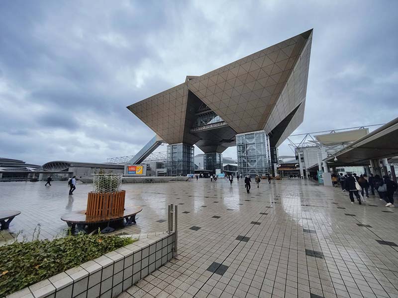 最終日は雨となった東京ビッグサイト