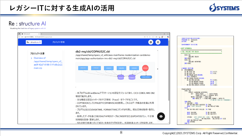 レガシーITに対する生成AIの活用
